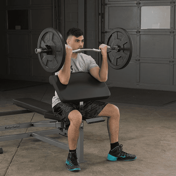 Body-Solid Preacher Curl Attachment