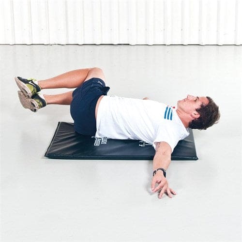 Vinyl Exercise Mat 90cm Black