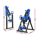 EFit Inversion Table Gravity Exercise Inverter Back Stretcher Home Gym Blue- ONLINE ONLY