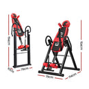 EFit Inversion Table Gravity Exercise Inverter Back Stretcher Home Gym Red- ONLINE ONLY
