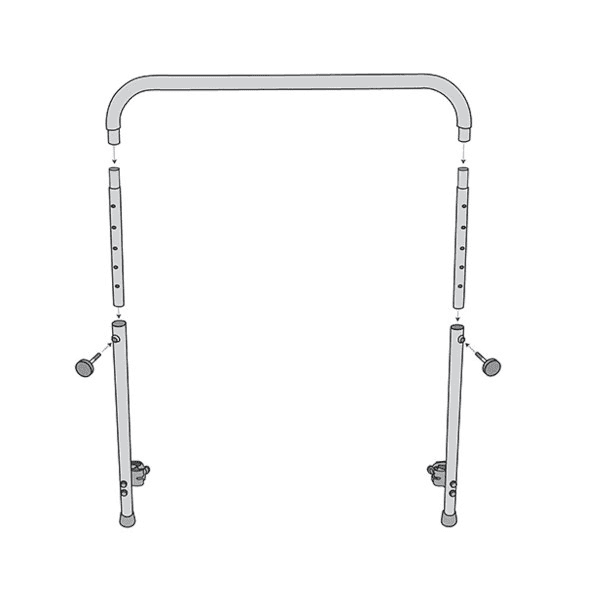 JumpSport Quick-Release Handle Bar for 39" Trampoline - - Clearance Sale - While stocks Last