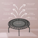 Jumpsport 220 Fitness Trampoline Stackable - FLASH SALE Only 1 Left in Stock