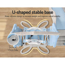 Keezi Kids Slide Swing Set Basketball Hoop Rings Outdoor Playground 170cm Blue - ONLINE ONLY