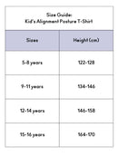 Swedish Posture - Kid's Alignment Posture T-Shirt - Black or White