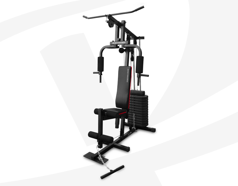 BodyWorx LBX300G - 200LB Gym with adjustable seat - Black Frame