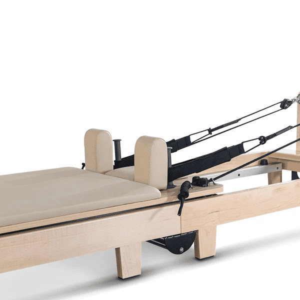 Lifespan Contour Folding Wooden Pilates Reformer Machine, Beige - LIMITED STOCKS