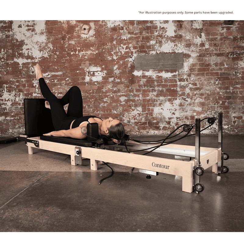 Lifespan Contour Folding Wooden Pilates Reformer Machine Set, Black - SALE ENDS 10th MARCH - No Rainchecks !!Don't Miss Out Limited Stocks