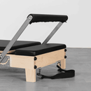 Lifespan Contour Folding Wooden Pilates Reformer Machine Set, Black
