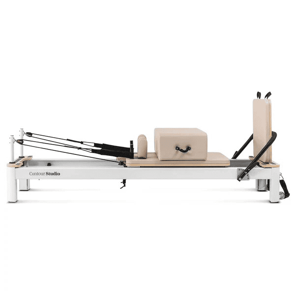 Lifespan Contour Studio Commercial Pilates Reformer Machine, Beige - Limited Stocks