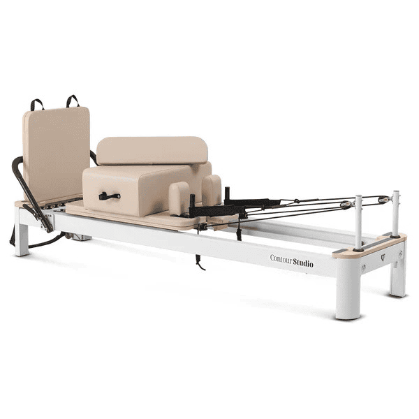 Lifespan Contour Studio Commercial Pilates Reformer Machine, Beige - Limited Stocks