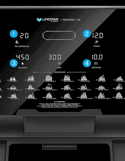 Lifespan Tempest CR Commercial Treadmill