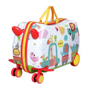 WL 17" Kids Ride On Luggage Children Suitcase Trolley Travel Zoo - ONLINE ONLY