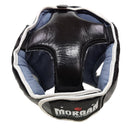 Leather Head Guard with ABX Plastic Removable Grill