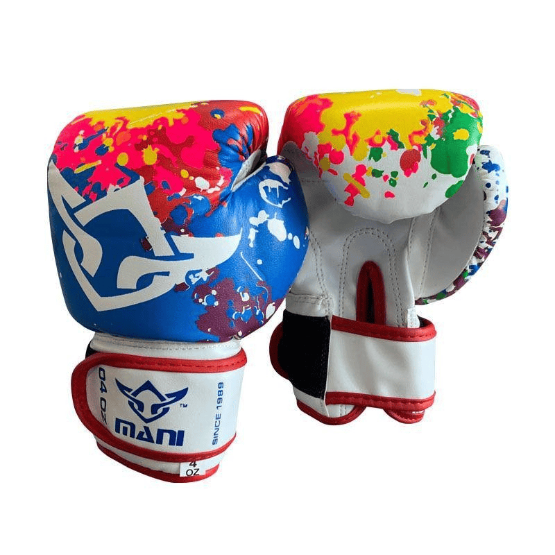 Mani Multi Colour Kids Boxing Gloves, 4oz