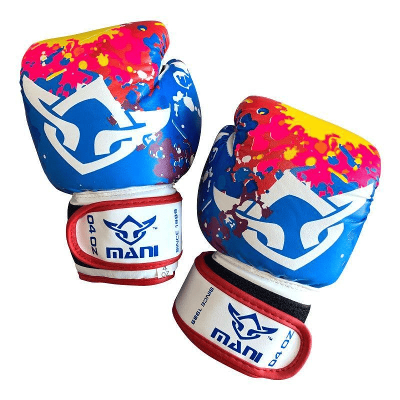 Mani Multi Colour Kids Boxing Gloves, 4oz