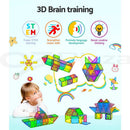 Keezi 100pcs Kids Magnetic Tiles Blocks Building Educational Toys Children Gift - ONLINE ONLY