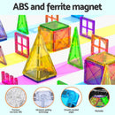 Keezi 100pcs Kids Magnetic Tiles Blocks Building Educational Toys Children Gift - ONLINE ONLY