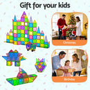 Keezi 100pcs Kids Magnetic Tiles Blocks Building Educational Toys Children Gift - ONLINE ONLY