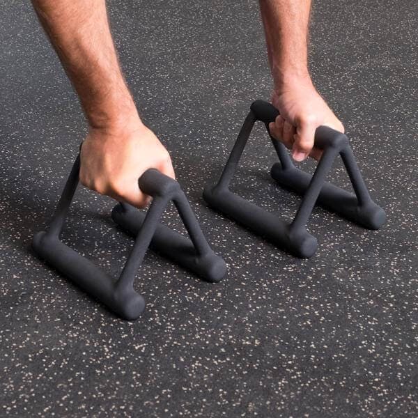 Body-Solid Heavy Duty Push Up Bar, Pair, Black