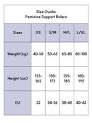 Swedish Posture - Feminine Shoulder Brace Bolero - Black