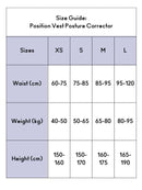 Swedish Posture - Position Posture Vest - Posture Corrector, Black