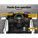 Electric Ride On Car Rigo Kids Patrol Police Ride On Cars Horn Music Remote Black - ONLINE ONLY