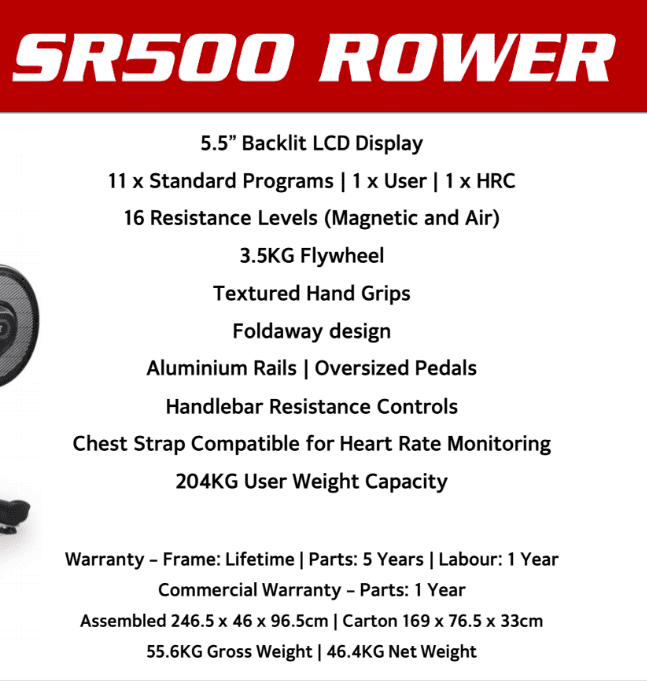 Sole SR500 Rower