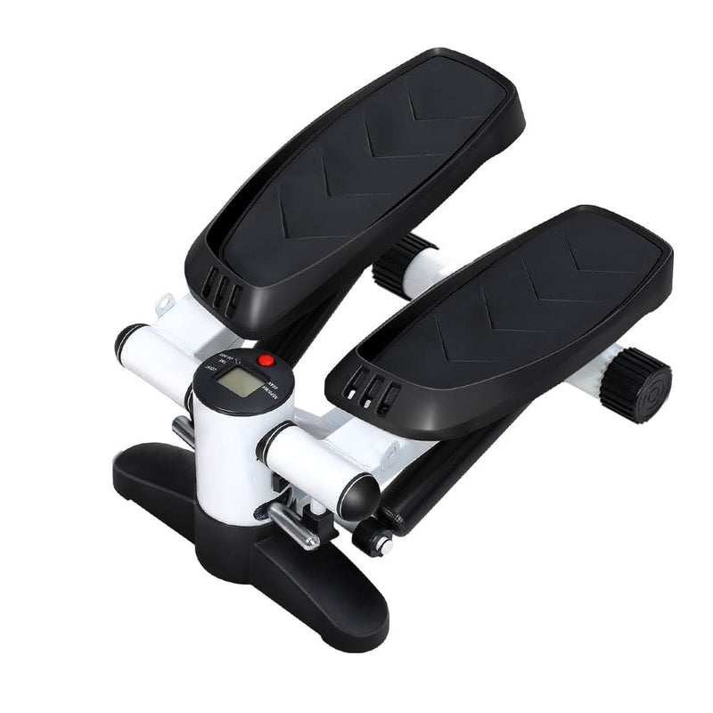 EFit Mini Stepper with Resistance Rope Aerobic Trainer 150KG White - ONLINE ONLY!