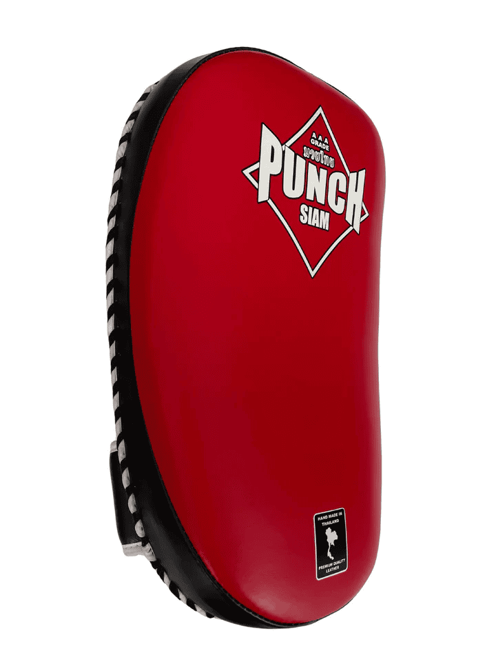 PUNCH Siam Leather Curved Thai Pad - Double Strap