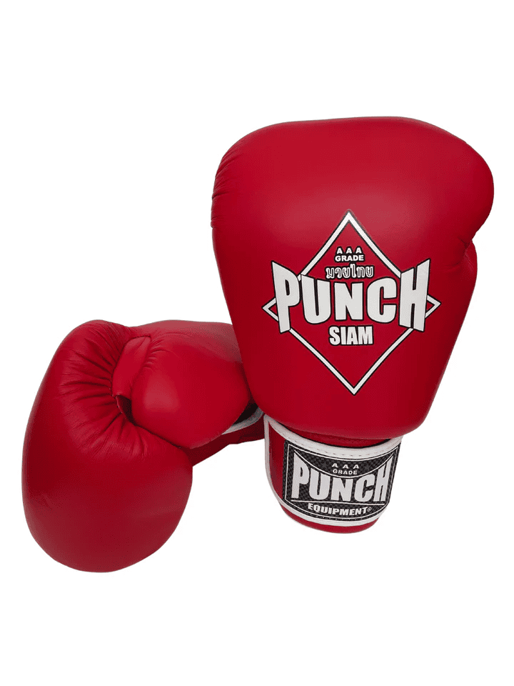 PUNCH Siam Leather Boxing Gloves, 16 oz