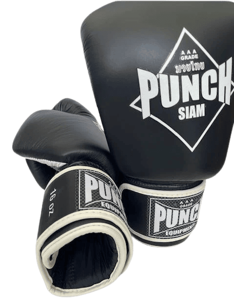 PUNCH Siam Leather Boxing Gloves, 16 oz