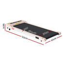 EFit Treadmill Electric Walking Pad Under Desk Home Gym Fitness 360mm Pink - ONLINE ONLY