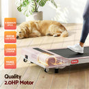 EFit Treadmill Electric Walking Pad Under Desk Home Gym Fitness 360mm Pink - ONLINE ONLY