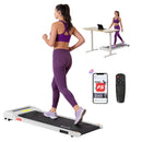EFit Treadmill Electric Walking Pad Under Desk Home Gym Fitness 360mm White - ONLINE ONLY