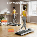 EFit Treadmill Electric Walking Pad Under Desk Home Gym Fitness 360mm White - ONLINE ONLY