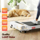 EFit Treadmill Electric Walking Pad Under Desk Home Gym Fitness 360mm White - ONLINE ONLY