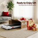 EFit Treadmill Electric Walking Pad Under Desk Home Gym Fitness 360mm White - ONLINE ONLY