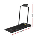 EFit Treadmill Electric Walking Pad Under Desk Home Gym Fitness 380mm Black - ONLINE ONLY