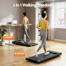 EFit Treadmill Electric Walking Pad Under Desk Home Gym Fitness 400mm Black - ONLINE ONLY