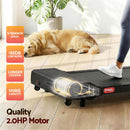 EFit Treadmill Electric Walking Pad Under Desk Home Gym Fitness 400mm Black - ONLINE ONLY