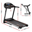 Efit Treadmill Electric Auto Incline Home Gym Fitness Exercise Machine 450mm - ONLINE ONLY