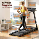 Efit Treadmill Electric Home Gym Fitness Exercise Fully Foldable 450mm Black - ONLINE ONLY