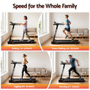 Efit Treadmill Electric Home Gym Fitness Exercise Fully Foldable 450mm Black - ONLINE ONLY