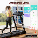 Efit Treadmill Electric Home Gym Fitness Exercise Fully Foldable 450mm Black - ONLINE ONLY