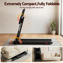 Efit Treadmill Electric Home Gym Fitness Exercise Fully Foldable 450mm Black - ONLINE ONLY
