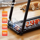 Efit Treadmill Electric Home Gym Fitness Exercise Fully Foldable 450mm Black - ONLINE ONLY