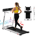 Efit Treadmill Electric Home Gym Fitness Exercise Fully Foldable 450mm White - ONLINE ONLY