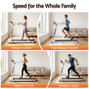 Efit Treadmill Electric Home Gym Fitness Exercise Fully Foldable 450mm White - ONLINE ONLY