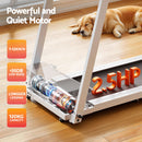 Efit Treadmill Electric Home Gym Fitness Exercise Fully Foldable 450mm White - ONLINE ONLY