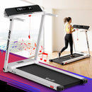 Efit Treadmill Electric Home Gym Fitness Exercise Fully Foldable 450mm White - ONLINE ONLY